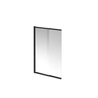 Шторка на ванну Kerama Marazzi Vetro VE.100.BSD.BLK.M 100 см стекло прозрачное профиль чёрный матовый